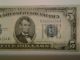 1934d Blue Print Five Dallor Bill Us Currency 77 Small Size Notes photo 2
