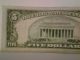 1934d Blue Print Five Dallor Bill Us Currency 77 Small Size Notes photo 5