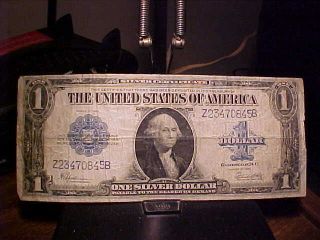 1923 Large Size Silver Certificate Vg photo