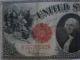 1917 U.  S.  Large One Dollar Bill,  Red Seal Circulated Large Size Notes photo 1