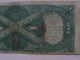 1917 U.  S.  Large One Dollar Bill,  Red Seal Circulated Large Size Notes photo 3