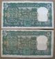 {released On 24/09/1970} S.  Jagannathan {incorrect Urdu} 5 Rupee 4 Deer 2 Pc Note Asia photo 1