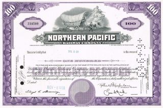 Usa Northern Pacific Railway Stock Certificate photo