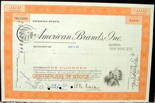 American Brands Inc Certificate photo