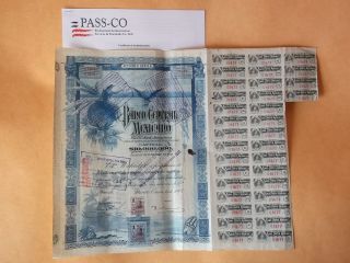 Banco Central $2500 1903 With Pass - Co Blueberry Bond photo