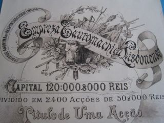 Company Bullfighting Lisbon - One Share Certified photo