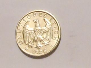 1926 German 2 Mark Coin (bu) photo