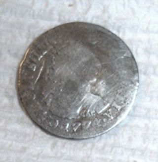 A 1774 Carolus Iii Spain Spanish Small Coin photo