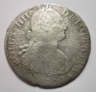 1807 8 Reales Portrait Dollar Treasure Coin Holden 1810 Shipwreck Mel Fisher photo