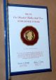 Franklin 1975 One Hundred Balboa Fine Gold Proof Coin 8.  16 Grams 900/1000 Coins: World photo 3