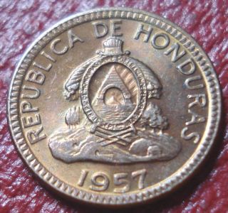 1957 Honduras 1 Centavo In Uncirculated photo
