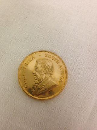 1981 Krugerrand 1 Oz.  Fine Gold South African Coin Bullion.  9170 Look Nr photo