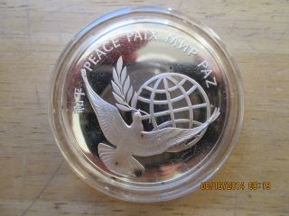 1972 United Nations Peace Medal,  Sterling Silver Proof photo