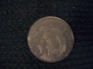 Coin Error Mexico Off Center 50 Centavos Mis Struck photo