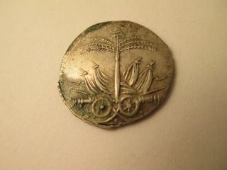 Haiti Silver 25 Centimes,  An12,  1815 photo