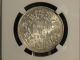 1880 B India Silver Rupee Type A/2 Ngc Ms 62 India photo 2