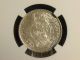 1919 B India Silver 1/2 Half Rupee Ngc Ms 63 India photo 2