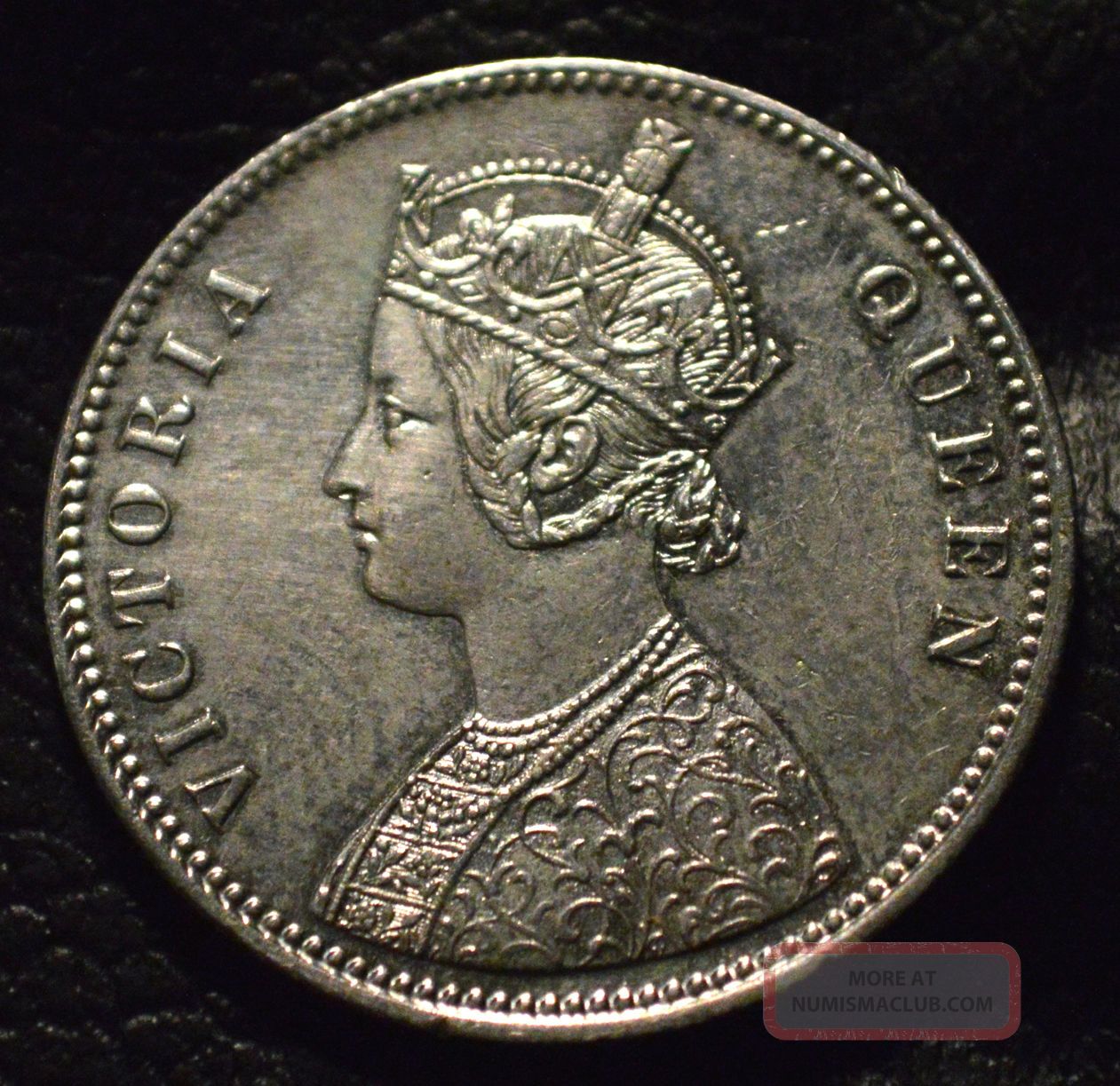 1874 British India Rupee About Uncirculated,  (15 Others) 16 India photo