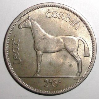 1967 Ireland Half Crown,  Horse,  Stallion,  Colt,  Animal Wildlife Coin photo