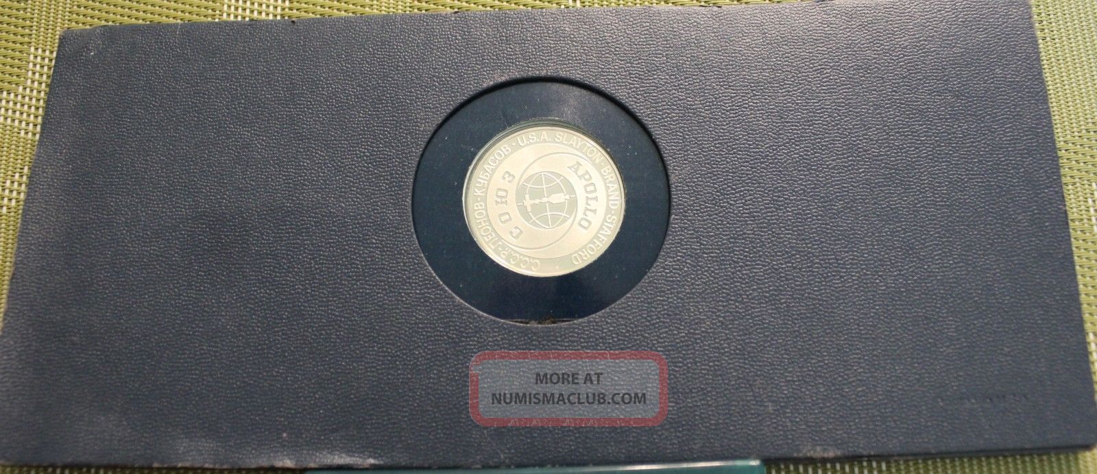 Commemorative Sterling Silver Coin & Stamps Apollo - Soyuz Space ...