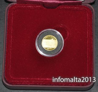 2013 Malta De Provence Gold Coin Proof And Certificate photo