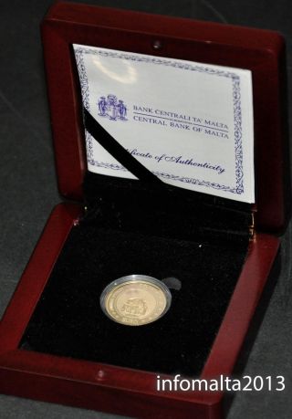 2013 Malta Auberge D ' Italie €50 Gold Coin Proof And Certificate photo