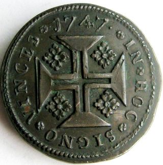 Great Britain - Portugal_1/2 Moidore _coin Weight_1747 photo