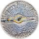 Cook Islands 2013 - 5$ - Meteorite Chelyabinsk,  Real Stone Insert - 20g Silver Coins: World photo 2