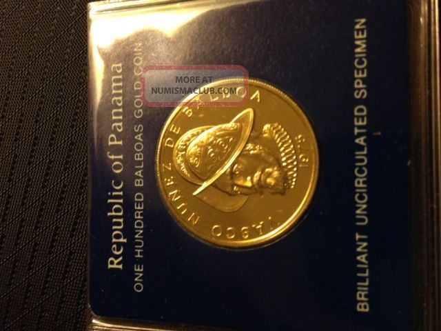 Panama 100 Balboas, 1975, 500th Anniversary - Birth Of Balboa Uncirculated