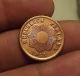 Peru Coin 1 Cent 1948 Republic Km 211a Curved Thin Planchet Circulated South America photo 1