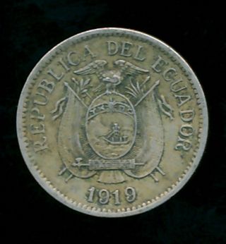 Ecuador 1919 5 Centavos (copper - Nickel) photo