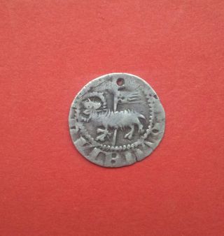 Authentic Hammered Silver Medieval Coin Currency Sweden Örtug Gotland Visby photo