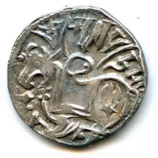 I13 - 01 Shahi Kings Of Kabul And Gandhara,  Silver Drachm,  