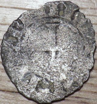 Unknown Old Hammered Silver Or Billon Coin - Look (b) photo