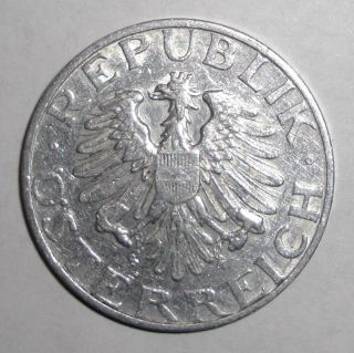 1947 Austria 2 Schilling,  Eagle Coin photo