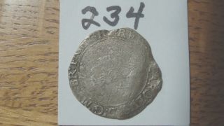 Medieval,  Hammered Silver Shilling,  Charles 1st,  1625 - 1649,  234 photo