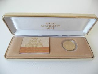 Two Hundred Dollar Gold Proof Coin,  The Pride Of Australia,  Mintage 25k,  1991 photo
