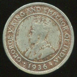 British Honduras 5 Cents 1936,  Low Mintage - Will Combine photo