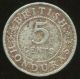 British Honduras 5 Cents 1936,  Low Mintage - Will Combine North & Central America photo 1