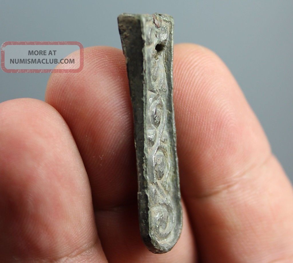 Stunning Strap - End, Avaric, Avars, Silvered, Dark Ages, 7. - 8 ...