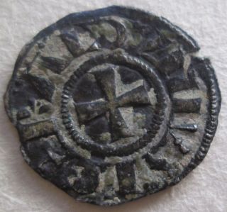 Silver Crusader Coin - Baldwin Iii - King Of Jerusalem - Archaeology photo