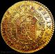 Pure 22k Gold Old Us $2 Gold Coin 1792 Spanish Gold 1 Escudos Doubloon (ac6) Coins: World photo 2