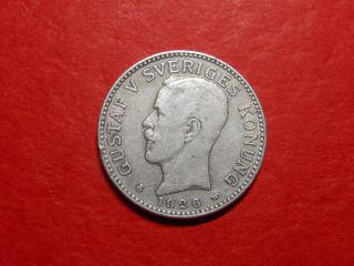 Sweden - 2 Kronor - 1926 - Circulated Silver photo
