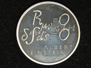 1979 Switzerland 5 Francs Albert Einstein Proof Equations W/ Box photo