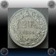 Switzerland Schweiz - 2 Francs 1944 B Silver Coin (km 21) Vf - Xf Europe photo 1