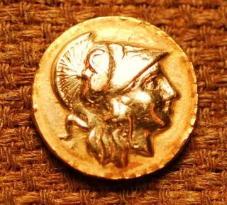 Macedonian Kingdom.  Alexander Iii,  The Great,  336 - 323 Bc.  Gold 3/4 Obol (0.  54g) photo