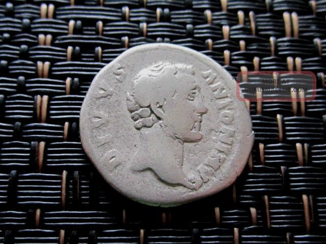Silver Denarius Of Antoninus Pius 138 - 161 Ad Ancient Roman Coin Coins: Ancient photo