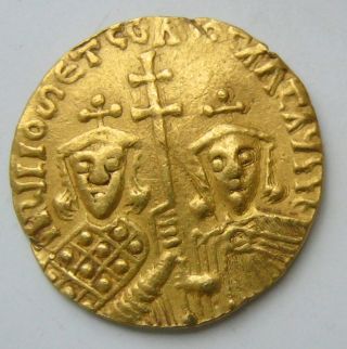 Unique Barbaric_basil I With Constantine 867 - 886 Gold Solidus 4.  25g/20mm M - 886 photo