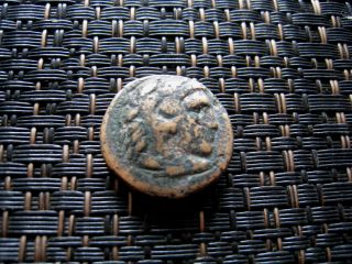 Alexander Iii The Great 336 - 323 Bc.  Bronze Drachm Ancient Greek Coin / 5,  58gr photo
