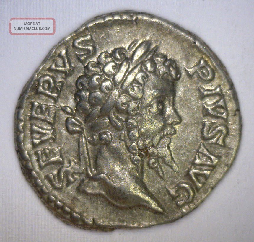 Sept Severus 193 - 211 Ad Dea Caelestis Lion Silver Ancient Ar Denarius ...